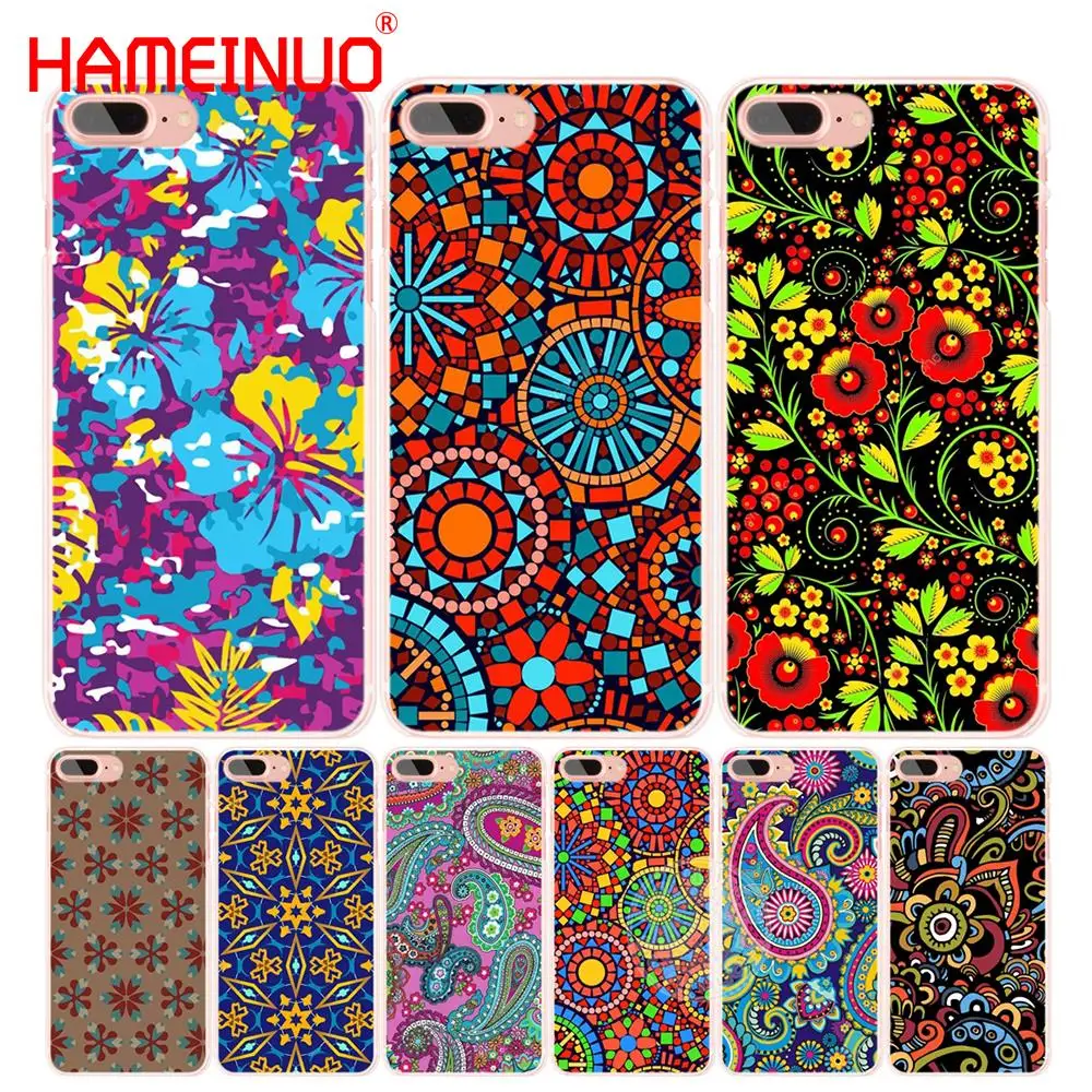 HAMEINUO геометрический Натяжной Чехол для мобильного телефона iphone 4 4s 5 5s SE 5c 6 6s 7 8 X plus