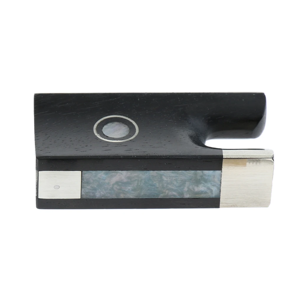 

Ebony Violin Bow Frog with Beautiful Design fleur for 1/2-1/4 Violin Fiddle