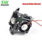 Инжекторный Reprap Kossel Delta, полный комплектнабор 1,753 мм M3M4 V6 hotend, автоматический выравниватель для 3D-принтера Kossel