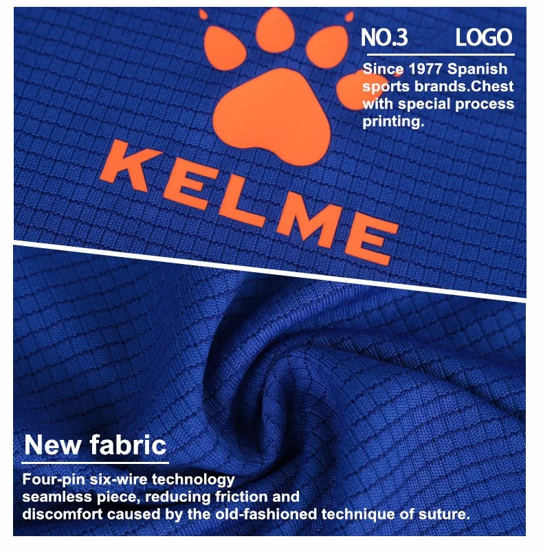 Летние мужские футболки KELME для бега, быстросохнущие, для спортзала, спорта, бодибилдинга, фитнеса, с коротким рукавом, футболки для тренировок, Джерси K099