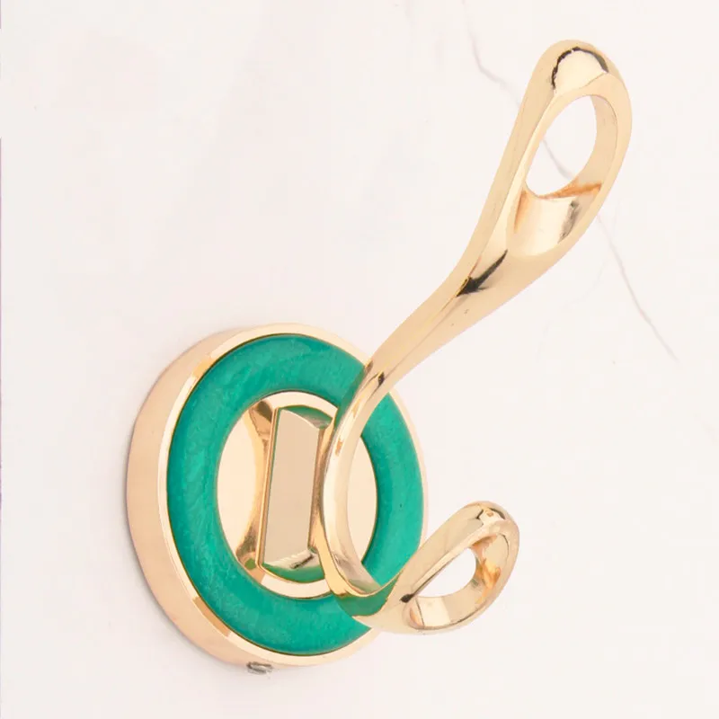 Крючок для ванной комнаты настенное крепление один винт цинковый сплав