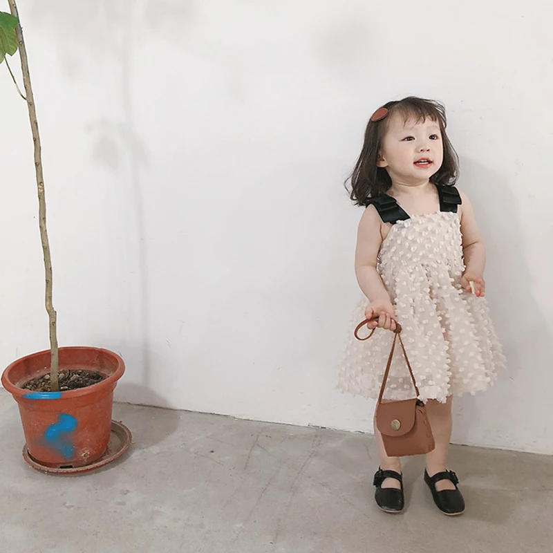 New Summer Kids Clothes Suspenders Dresses Baby Girls Princess Party Dress Sleeveless Costumes | Детская одежда и обувь