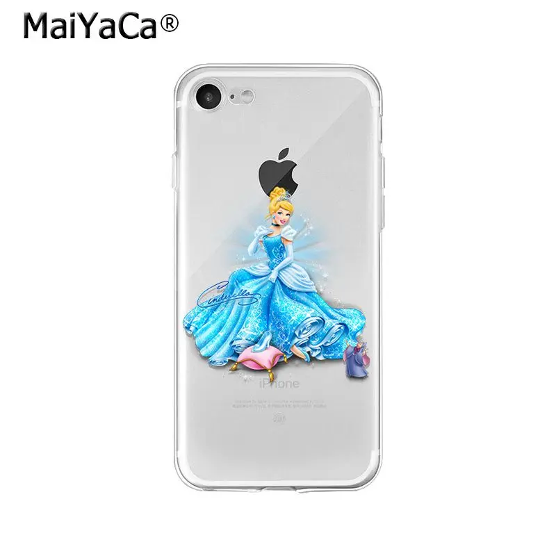 MaiYaCa Золушка Принцесса клиент высокое качество телефон чехол для Apple iPhone 8 7 6 6S Plus X