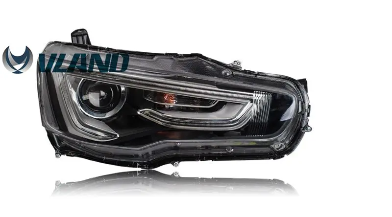 VLAND Factory для Lancer EVO EX 2008 2010 2012 светодиодный фонарь с поворотником+ plug and play+ DRL