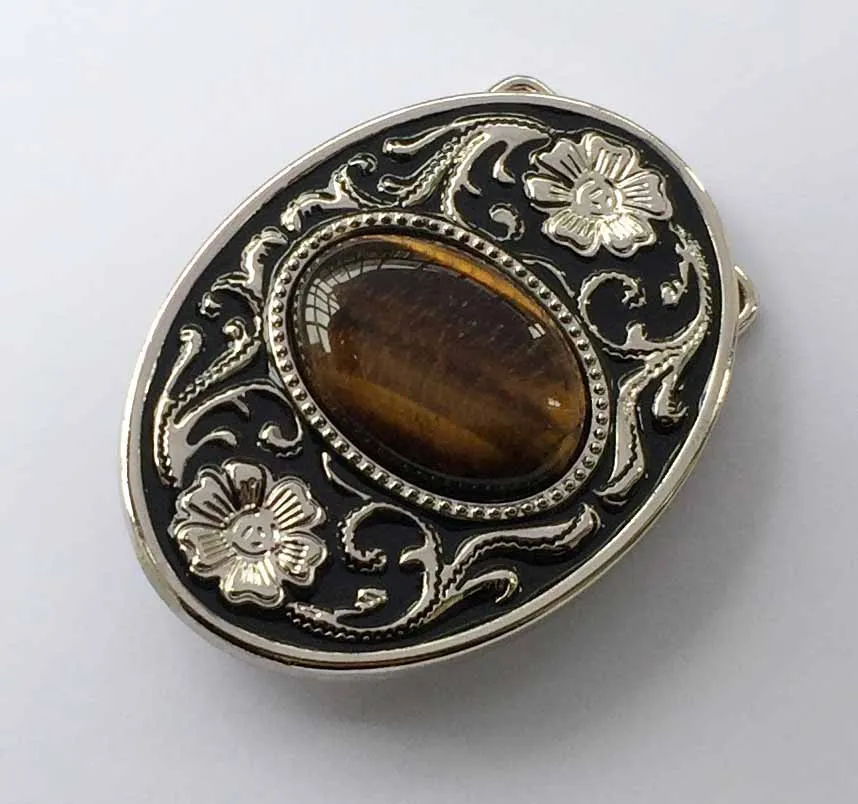 Пряжка для ремня ковбойская и коровья Западная 3D цветок настоящие тигры глаз