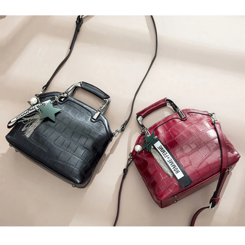 Новый Для женщин Креста тела верхнюю ручку сумки Роскошные картины крокодила