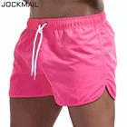 Быстросохнущие мужские шорты для плавания JOCKMAIL, пляжные шорты для серфинга, спортивные Бермуды, одежда для плавания, мужские шорты для серфинга
