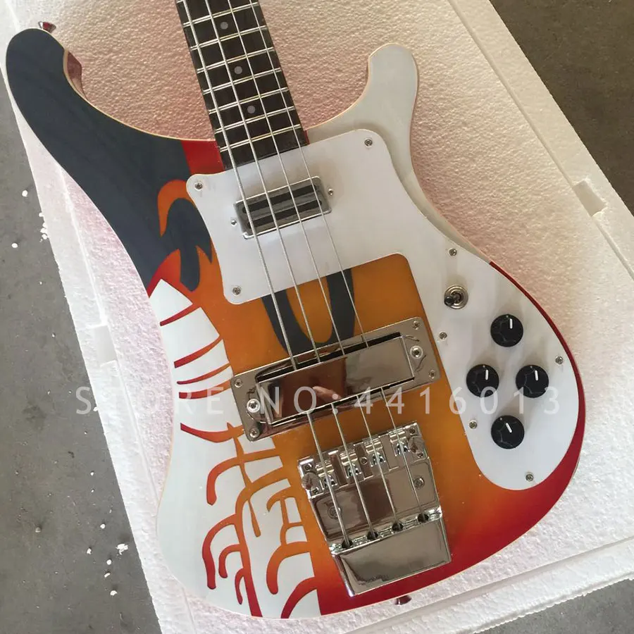 2018 оригинальная бас-гитара Rickenback 4003 4 струны электрическая s музыкальный