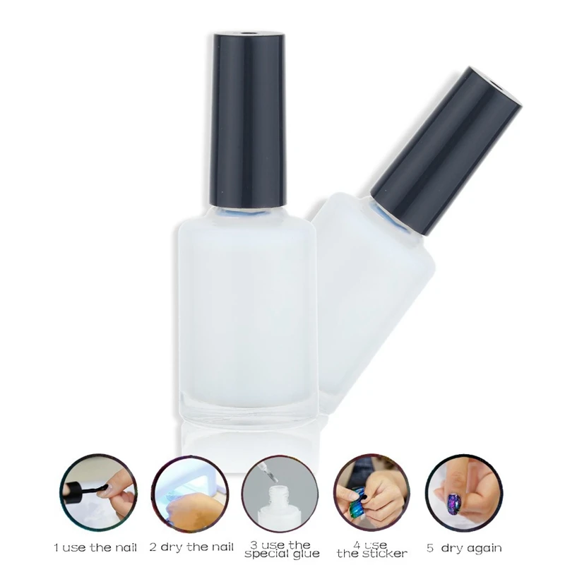 HNM Pro Star Nail Art Клей 15 мл для клея наклейки из фольги для переноса украшения Маникюр для кончиков ногтей Клей Инструменты 1 шт