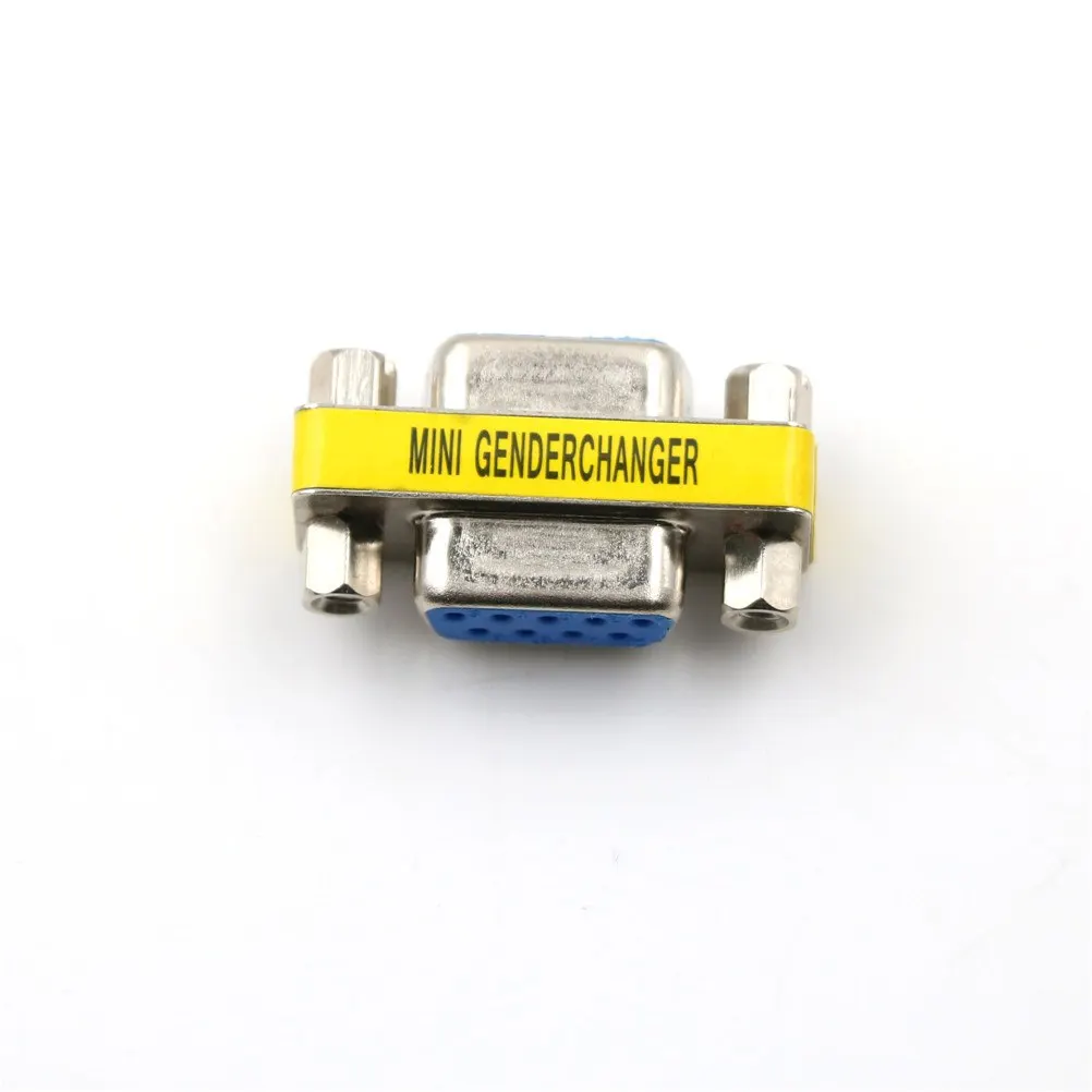 1 шт 9 Pin RS 232 DB9 женский безобрывный кабель Пол смены муфта адаптер оптовая
