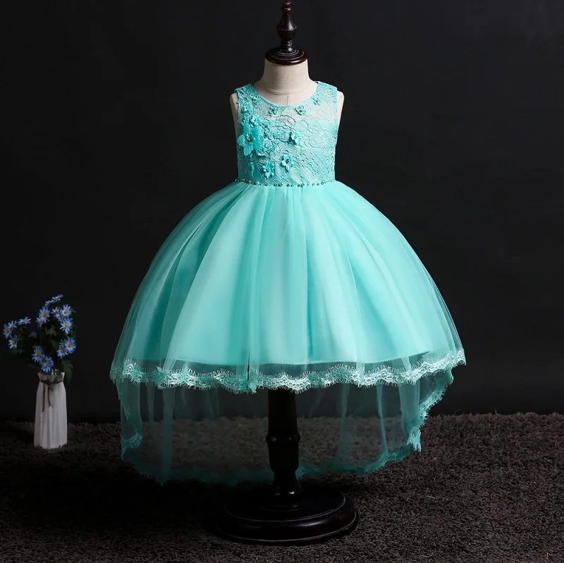 as picture Vestidos/платье для девочек с цветочным рисунком; Детские платья в пол; платья для девочек; праздничная одежда для девочек на день рождения - Цвет: as picture