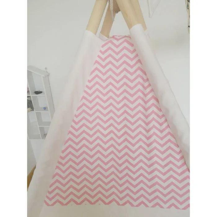 Розовая полосатая дизайнерская детская игрушечная палатка, tipi, палатка teepee, палатка-вигвам для детей детский игровой домик