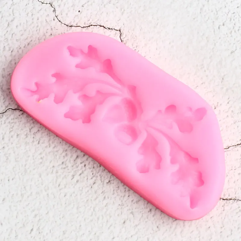 Силиконовая форма в виде листьев из дуба желудь кекс Топпер помадка формы