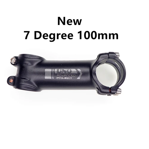 NEW 7 degree 100mm UNO 7 велосипедный стержень Kalloy Ultralight-7 17 градусов MTB дорожный Alu 7050 31,8 мм 60 70 80 мм 90 100 110 120 130 мм велосипедный стержень King сплав - Цвет: NEW 7 degree 100mm