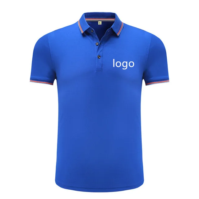 Royal Blue Изготовленным на заказ логосом школьная форма, рубашка поло с вышивкой логотипа вок одежда - Цвет: Royal Blue