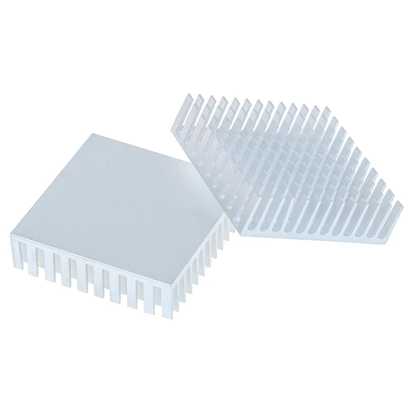 Hot 2pcs Aluminum Heatsink Heat Sink Radiator Cooling cooler For Electronic Chip IC LED computer With Thermal Conductive Tape | Компьютеры