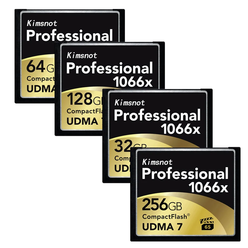 Карта памяти Kimsnot Professional 1066x32 Гб 64 128 ГБ карта CF компактная флеш 160 МБ/с./с UDMA 7|cf card