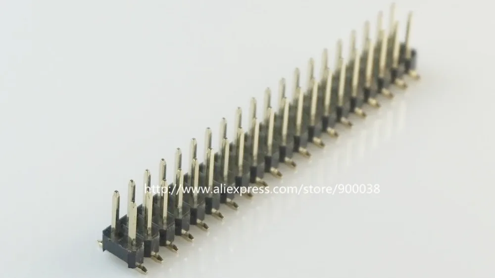 10 шт. 2x20 P 40 pin 2 54 мм штыревой разъём SMT мужской двухрядный поверхностный монтаж печатные платы из олова Rohs достигают двух рядов без