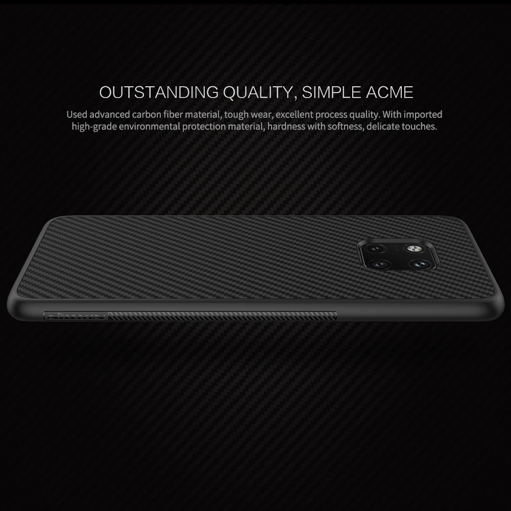 Чехол Nillkin из синтетического волокна для Huawei Mate 20 Pro Роскошный чехол телефона