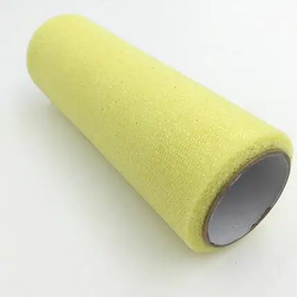 Light yellow 15 см, 10 ярдов, блестящая фатиновая юбка-пачка из органзы с блестками, вечерние юбки-пачки, аксессуары для свадьбы, дня рождения - Цвет: Light yellow