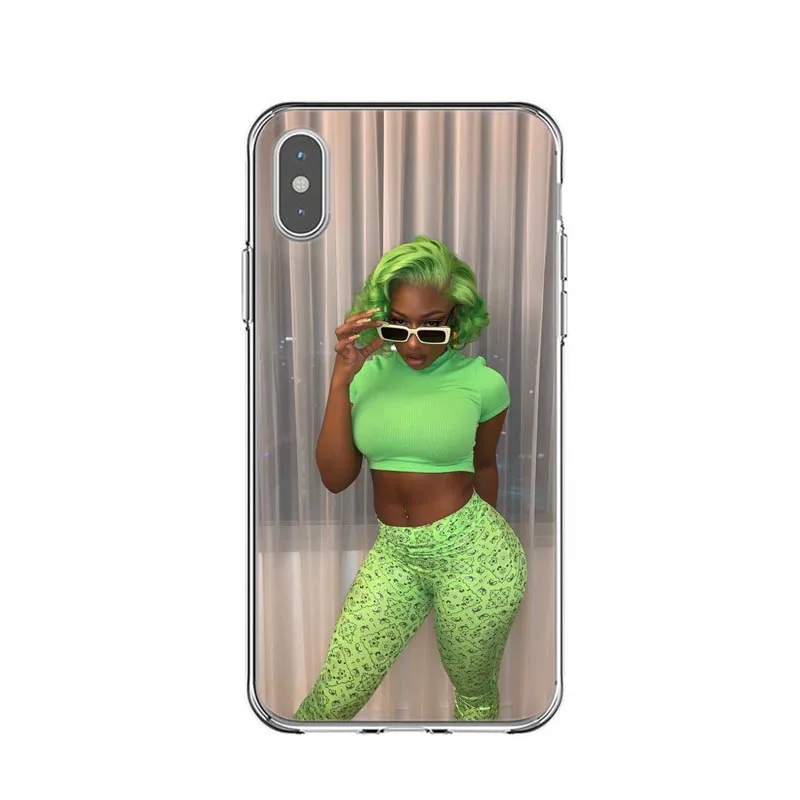 TPU Силиконовый чехол для телефона Megan Thee Stallion Fever для iPhone XR X XS Max 6 6splus 7 7Plus 8 8 Plus 5 5S SE Rapper - Цвет: TPU
