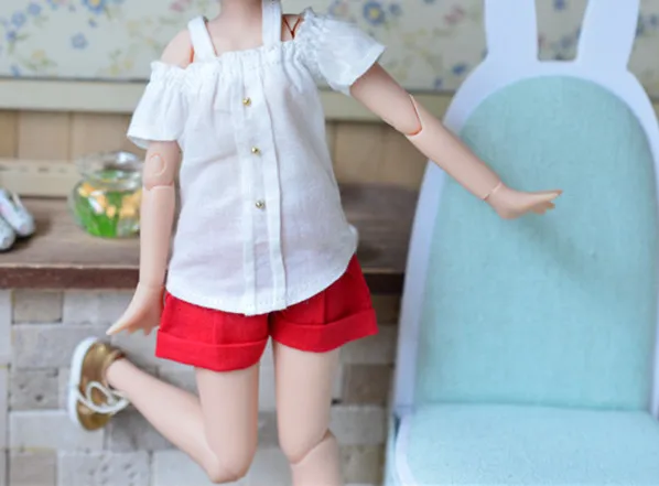 Новая рубашка Blyth на бретельках BJD шорты одежда кукольный наряд (подходит для Блит