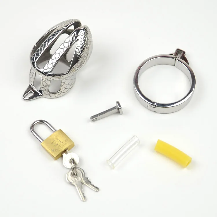 SODANDY маленькое мужское устройство целомудрия стальное кольцо для пениса клетка