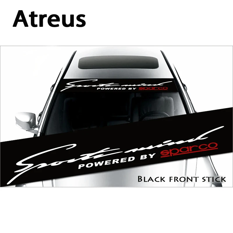 Водонепроницаемые наклейки на лобовое стекло автомобиля Atreus 1 шт. для BMW e46 e39 e36 Audi