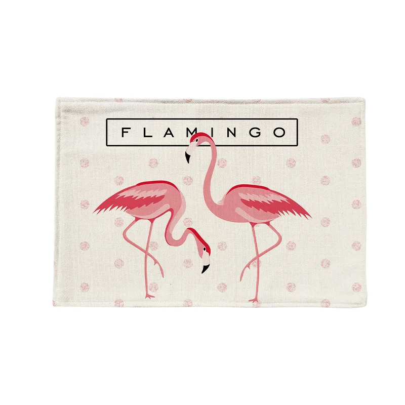 2/4/6 штук комплект белья тропических животных узор placemat Главная декоративный
