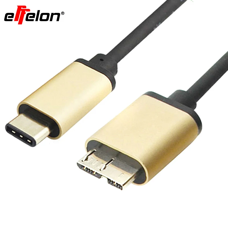 Effelon Кабель USB 3.1 Тип C (USB-C) к Micro B (micro usb 3.0) кабель 3.3 футов для samsung macbook & hard driver |