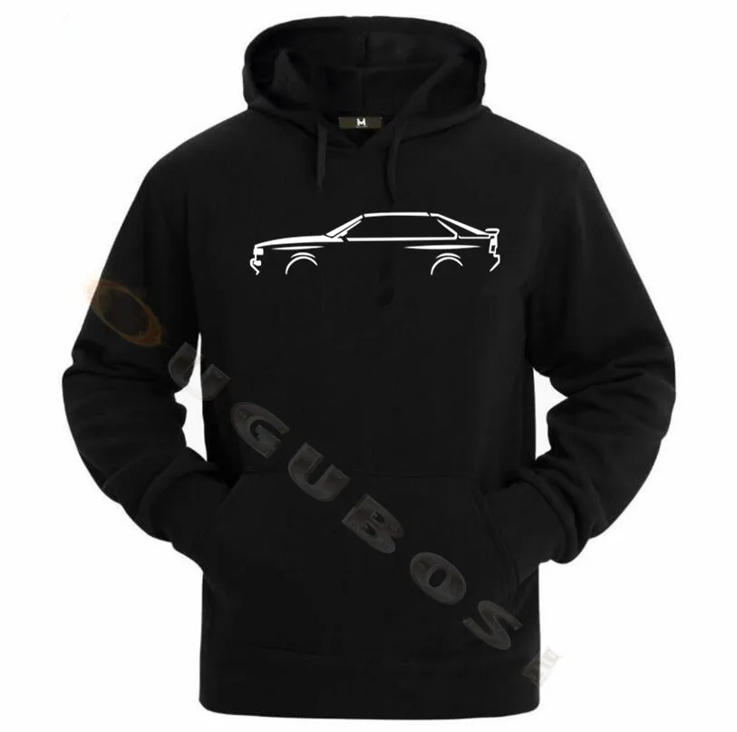 Премиум AUTOTEES Классическая Автомобильная Толстовка-для любителей QUATTRO # | Мужская