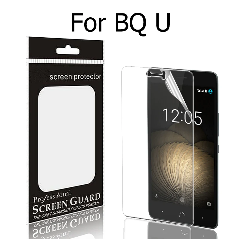 5.0'' Premium Anti-Glare Matte Films &amp Glossy film For BQ Aquaris U Plus screen for LITE Screen protector Film | Мобильные