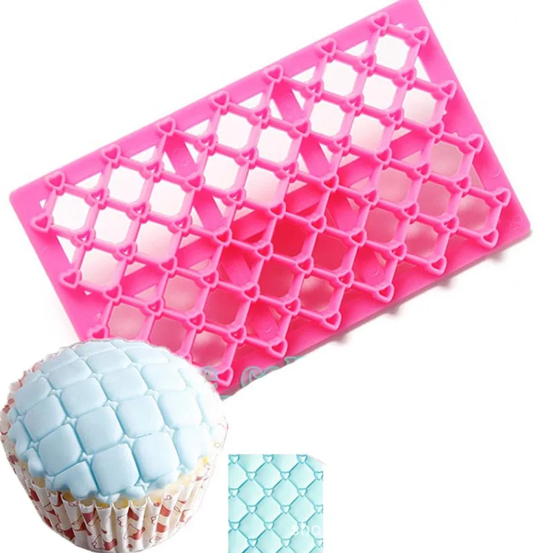 Новый дизайн кружева сердце любовь Алмазный цветок нож для кексов Торт Sugarcraft