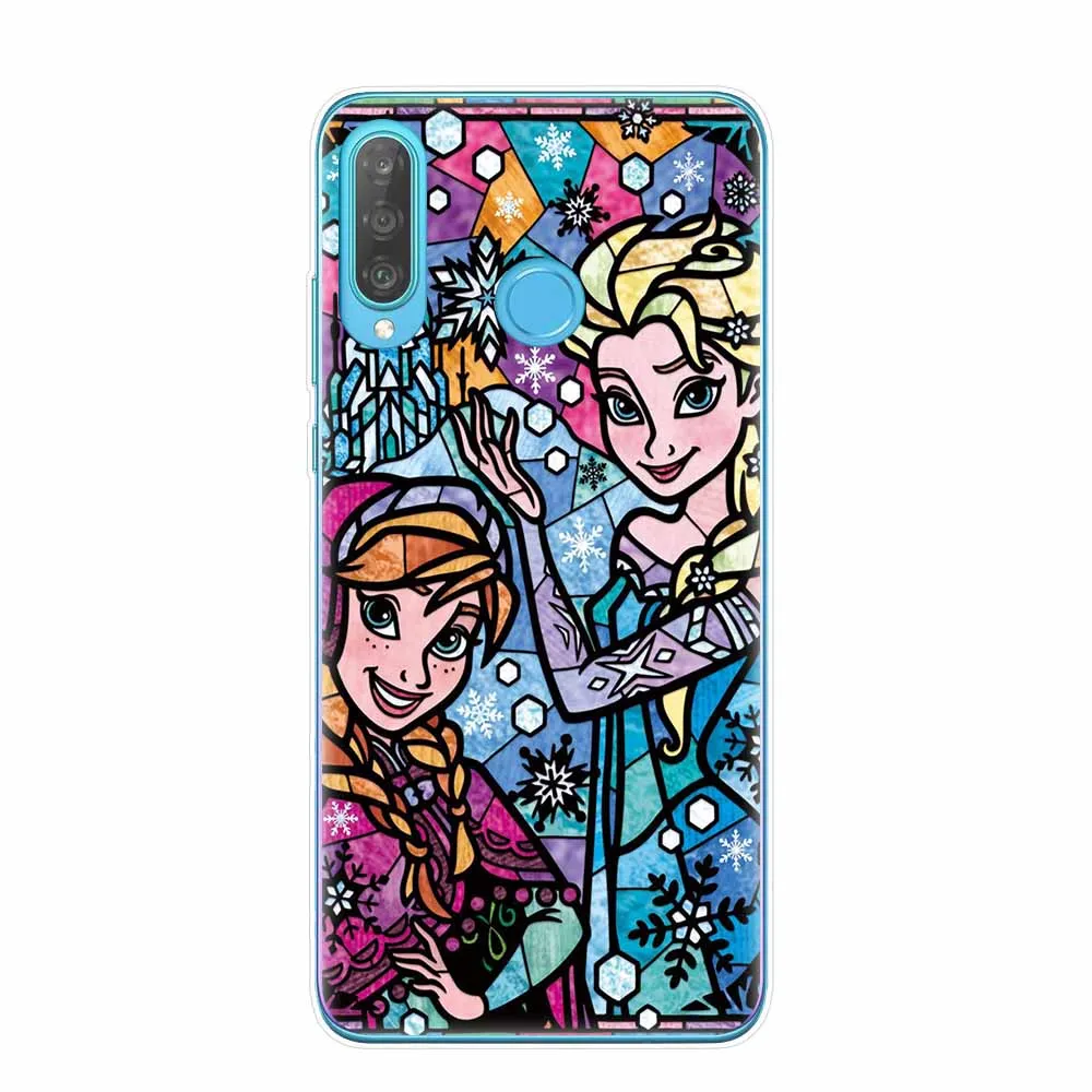 T6044 Чехол с рисунком русалки Минни Ститч для huawei Coque P30 P20 mate 20 Lite Pro P8 P9 P10 Lite Мягкий ТПУ чехол для телефона s - Цвет: T6044