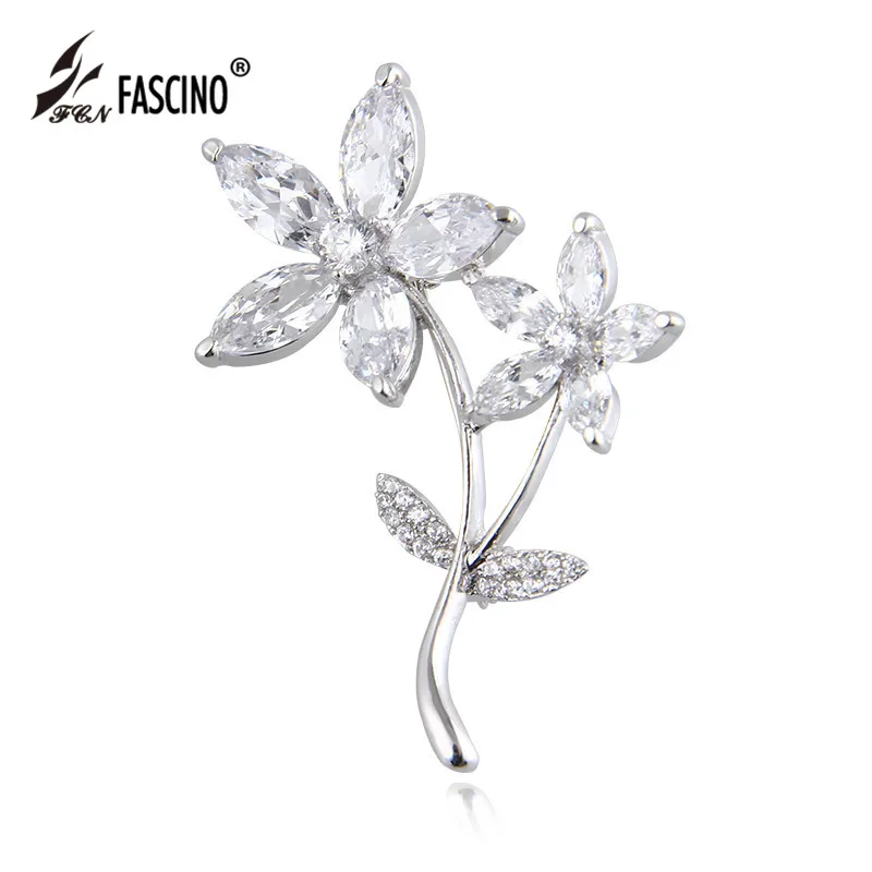 Новинка 2017 ювелирные изделия цветок из горного хрусталя броши букет прозрачный