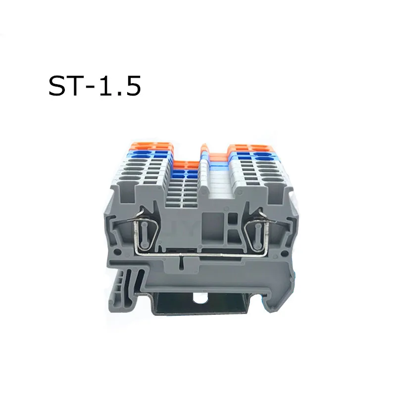 20 штук ST 1.5 Феникс Тип Din Rail 4 Контакты проводки проводника Универсальный Весна
