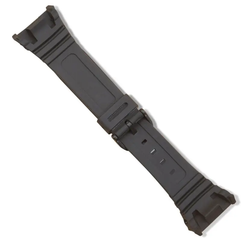 Ремешок для часов подходит модели Casio W-96H W96 гибкая Черная смола 577EA1 | Электроника