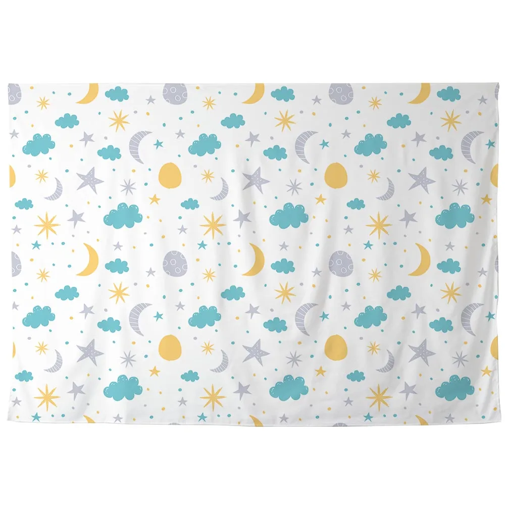 Allenjoy Мультяшные иконы повторяющиеся узоры Луна солнце облако звезда точки