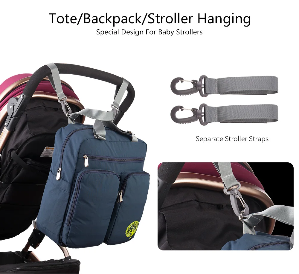 Insular New Arrival Cotton Multifunctional Waterproof Baby Diaper Bag Backpack Mommy Fashion Nappy Women Daypack | Мать и ребенок