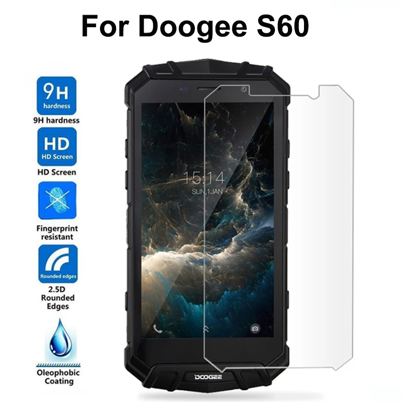 Для Doogee S60 закаленное стекло 2.5D 9H Взрывозащищенная Передняя Защитная пленка для