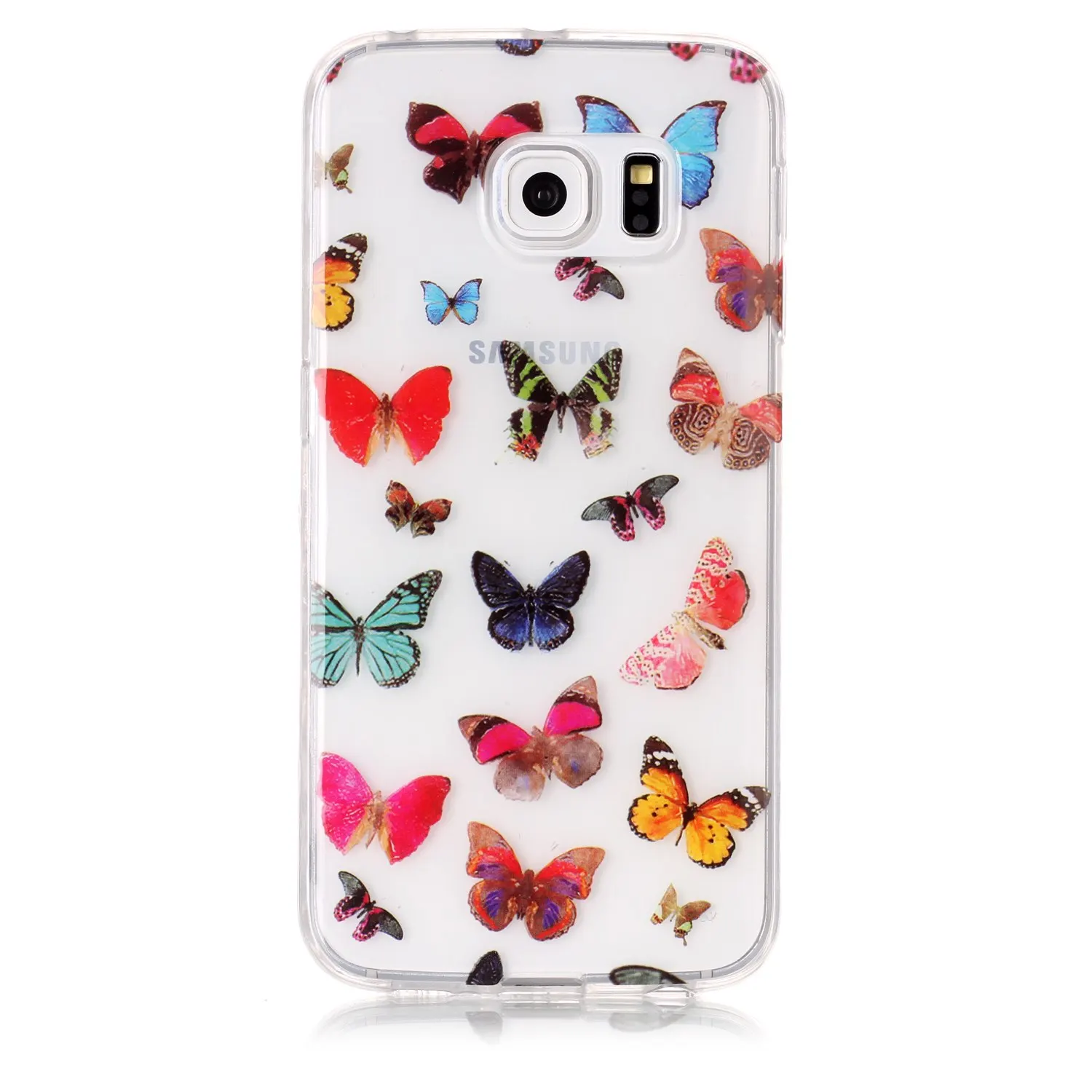 Мягкий ТПУ чехол для Samsung Galaxy S6 S 6 Edge G925 G925F G925J SM-G925F SM-G925J прозрачный силиконовый