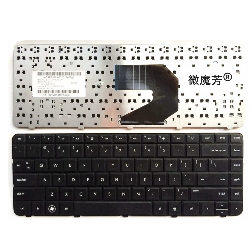 

US Replace laptop keyboard FOR HP TPN-1105 I105 F101 655 L105 1B01 2000 455 Q68C 450 Black New English (not g4-2000)