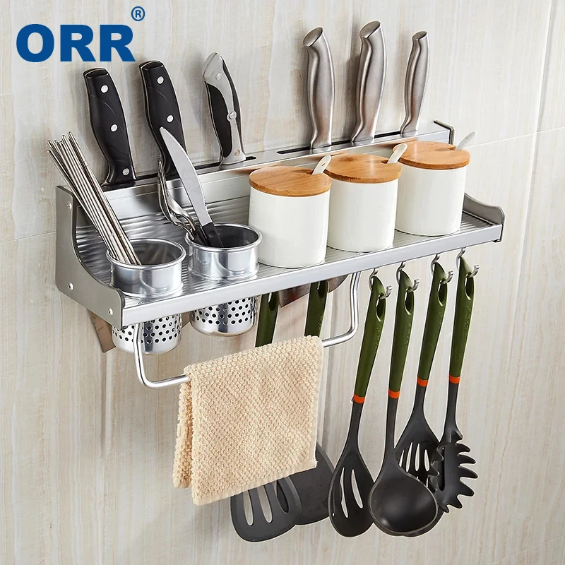 

Kitchen shelf Rack storage Free shipping Multifuncional Fastnes Wall Mounted bar ORR