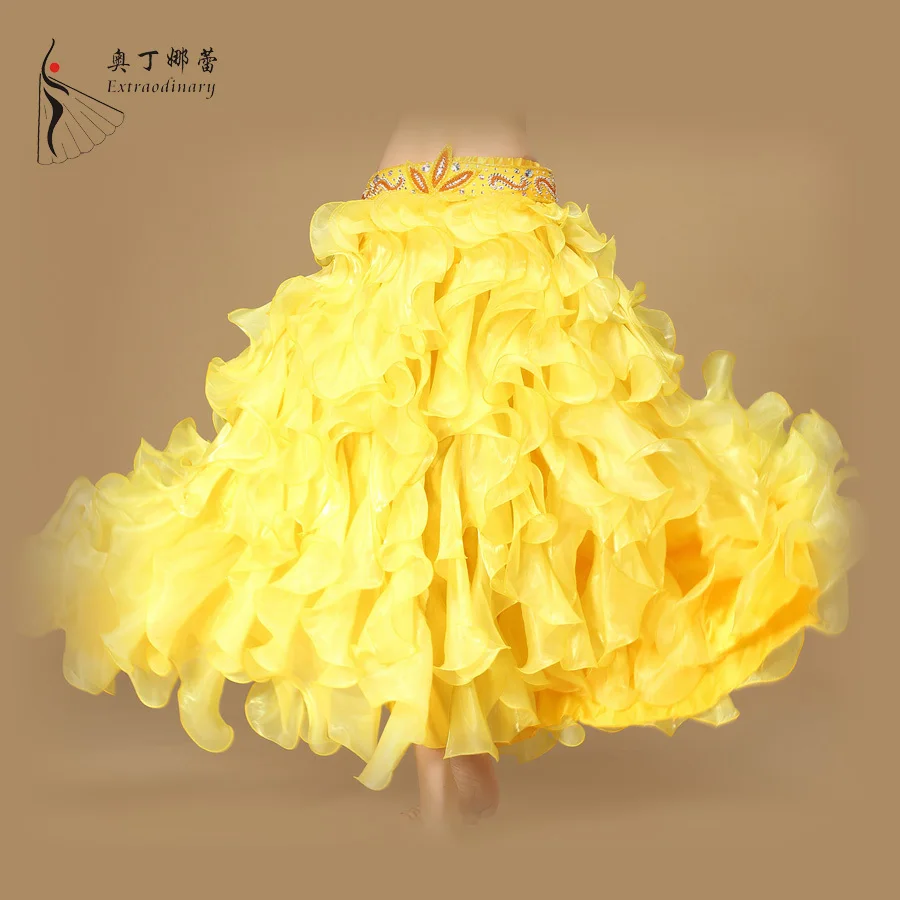 

Lady New Belly Skirt Girls Dancing Performance Costumes Female High-end Belly Dance Suit 6 Colors Belly Dancing Wear B-6843