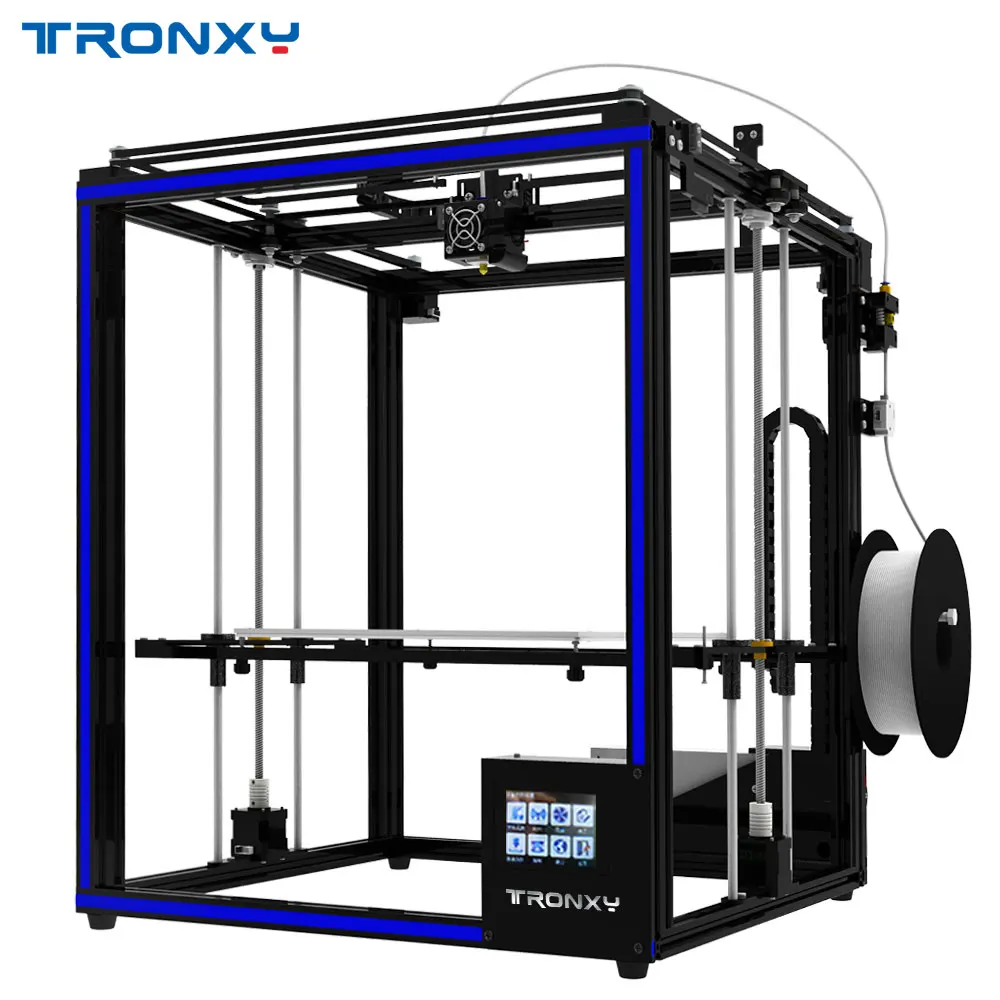 X5ST-400-2E Cyclops Tronxy X5ST-500-2E/X5ST-400-2E/X5ST-2E 3d принтер 2 в 1 из двойной экструдер двигатель DIY наборы больше тепла кровать - Цвет: X5ST-400-2E