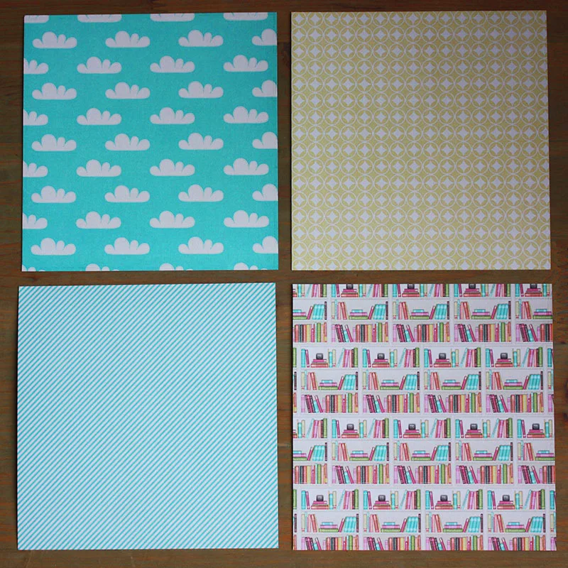 Бумажный пакет для скрапбукинга сделай сам 12 цветов 6*6 дюймов|Крафт-бумага| |