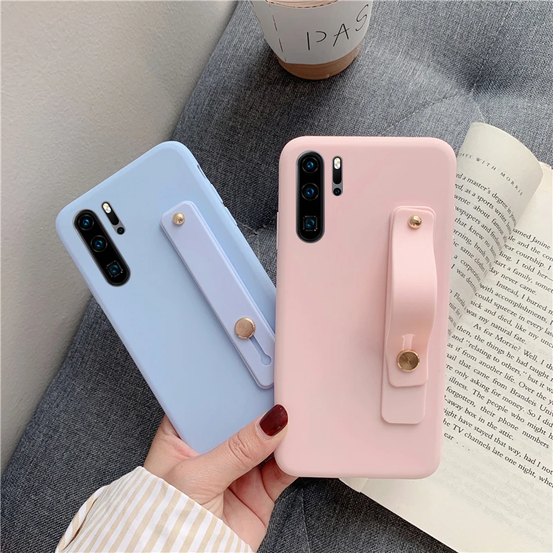 Для huawei P Smart Nova 3i On Honor 8X 9X 10i 20 чехол для mate 20 Lite P20 P30 Pro Lite чехол силиконовый ремешок на запястье