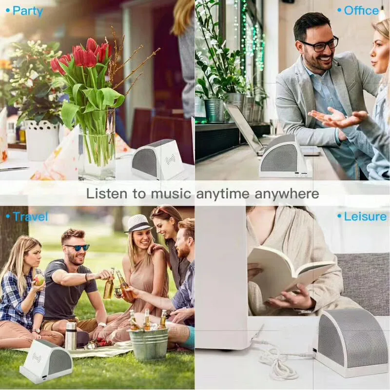 Вы первый портативный Bluetooth динамик Беспроводное зарядное устройство громкий с