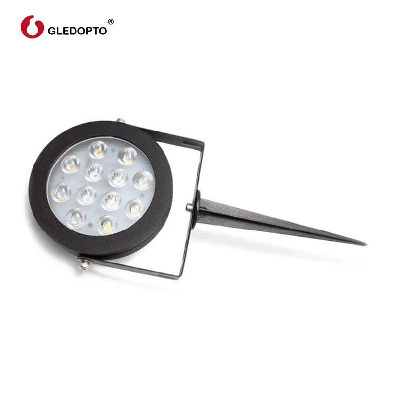 

ZIGBEE smart led garden lamp 12W RGB+CCT APP control work with alexa ac100-240v dual white outdool light ZIGBEE light link 3.0