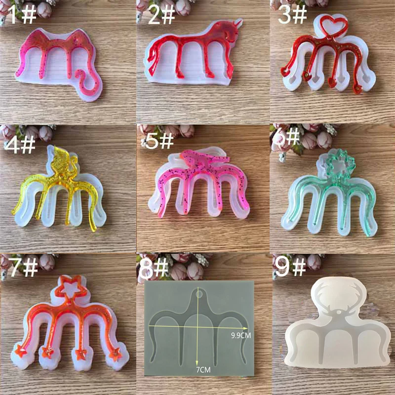 Silicone Mold for jewelry Bookmark music clip Resin Silicone Mould handmade tool Resin epoxy resin molds